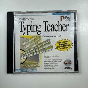Pro One Multimedia Typing Teacher CD-ROM Vintage Windows Software